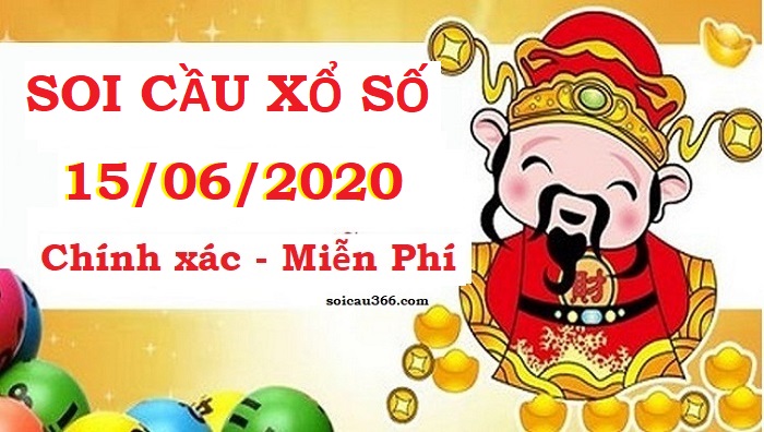 DDXS 3 miền 15/6 - Xổ số 3 miền hôm qua - KQXS miền Bắc thứ 2 ngày 15/6/2020